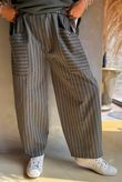 Burlington Stretch Button Pocket Barrel Pant Dark Khaki